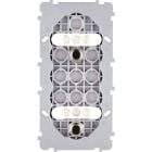 MODELEC - Mécanisme Renforce Noir Dv 2 Push + 6Led Blc