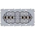 MODELEC - Mécanisme Renforce Noir Double Horizontale 6 Poussoirs Push