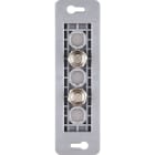 MODELEC - Mécanisme Renforce Etroit Long Acier 2 Poussoirs Push Ø8