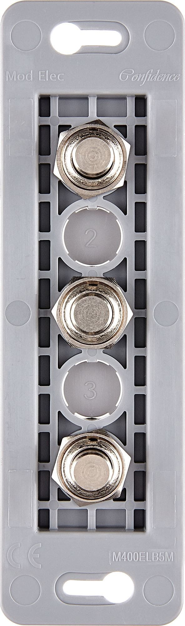 MODELEC - Mécanisme Renforce Etroit Long Acier 3 Poussoirs Push Ø8