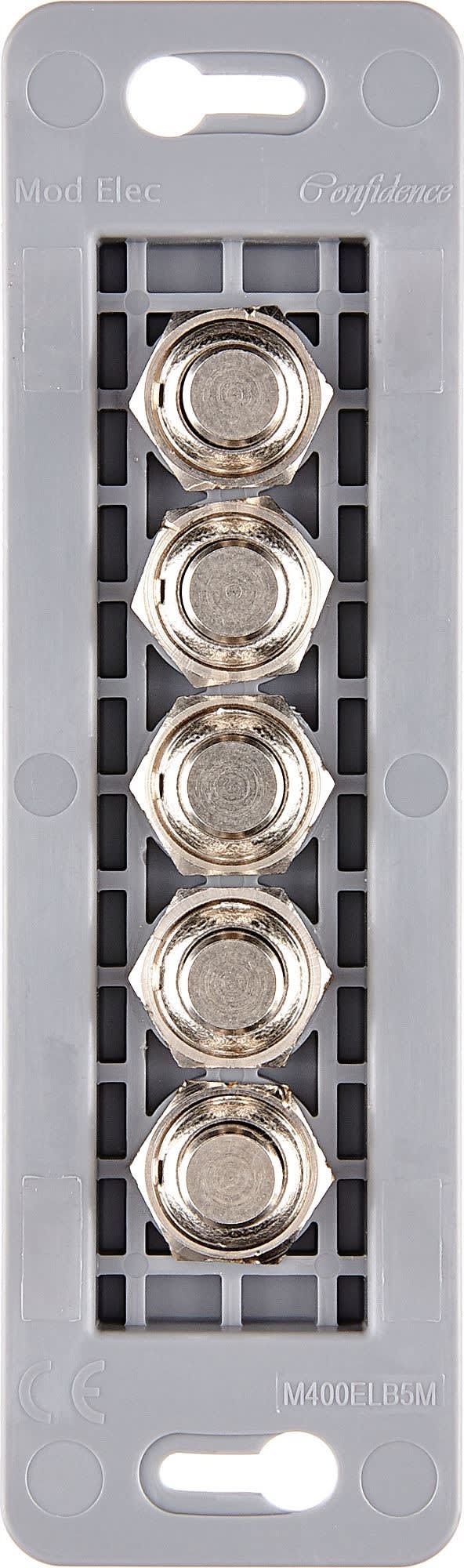 MODELEC - Mécanisme Renforce Etroit Long Acier 5 Poussoirs Push Ø8