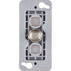 MODELEC - Mécanisme renforcé pour façade étroite Acier 1 Bouton Push Ø8