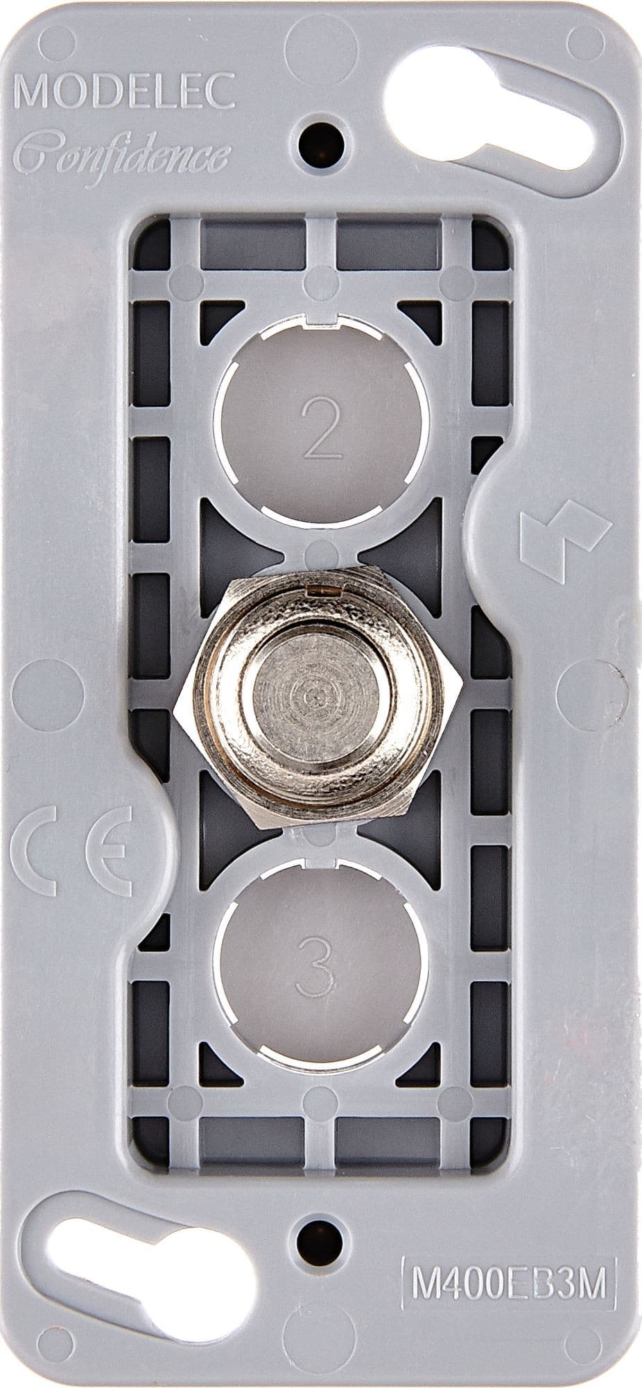 MODELEC - Mécanisme Étroit Acier Bouton Push+Va-Et-Vient