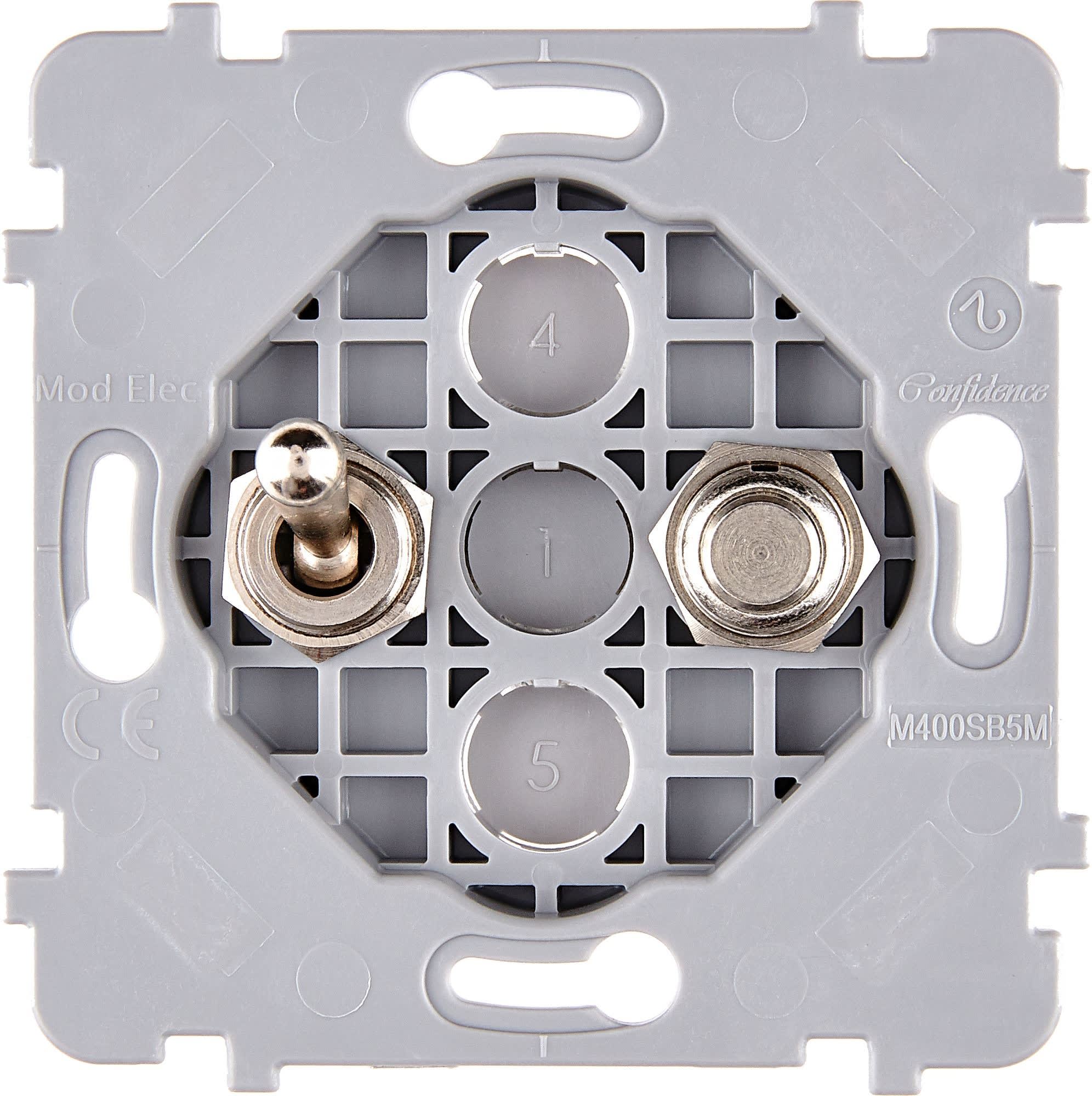 MODELEC - Mécanisme Renforce Simple Acier Simple 1Vv+ 1Push Acier