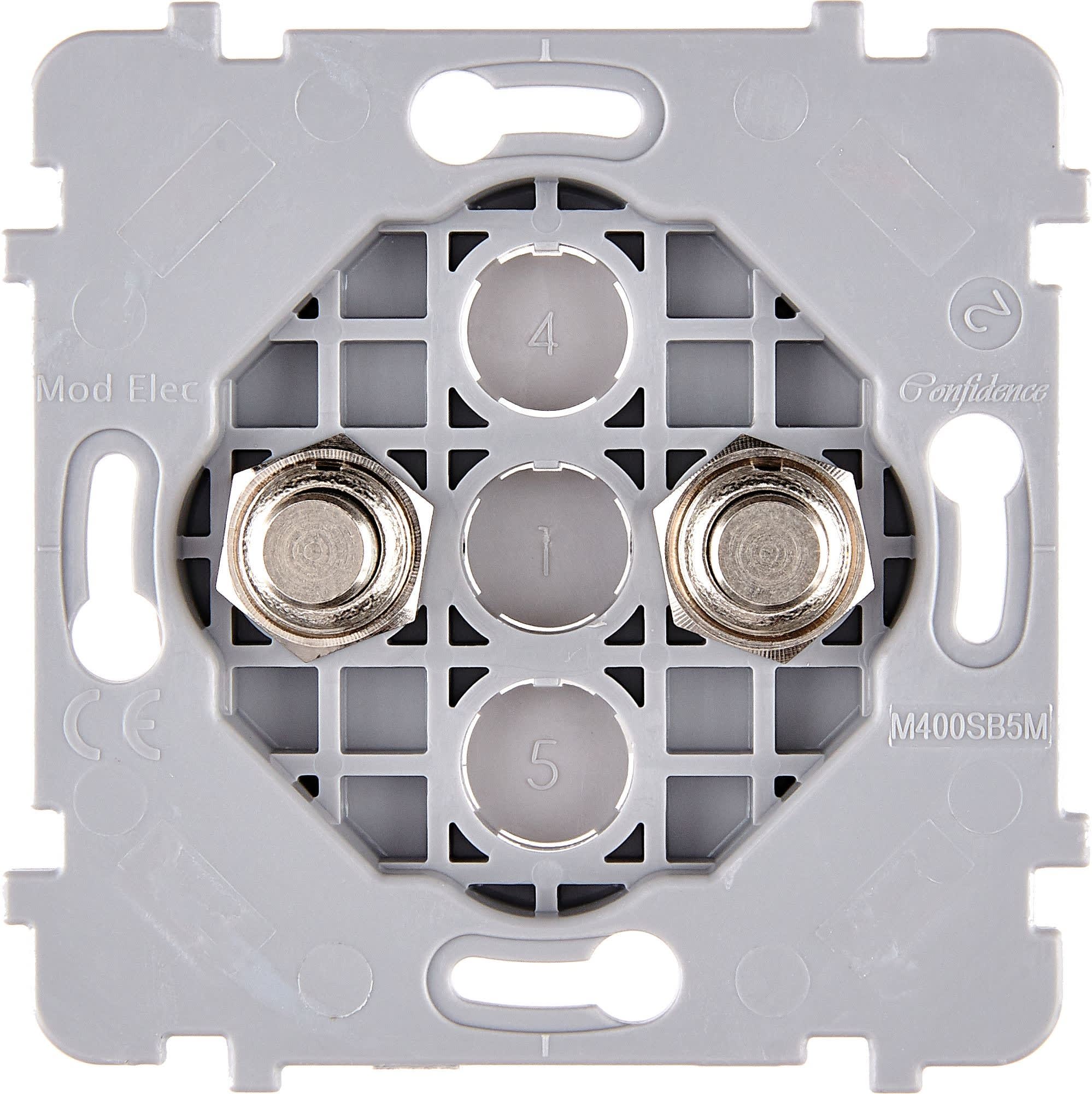 MODELEC - Mécanisme Renforce Simple Acier 2 Poussoirs Push