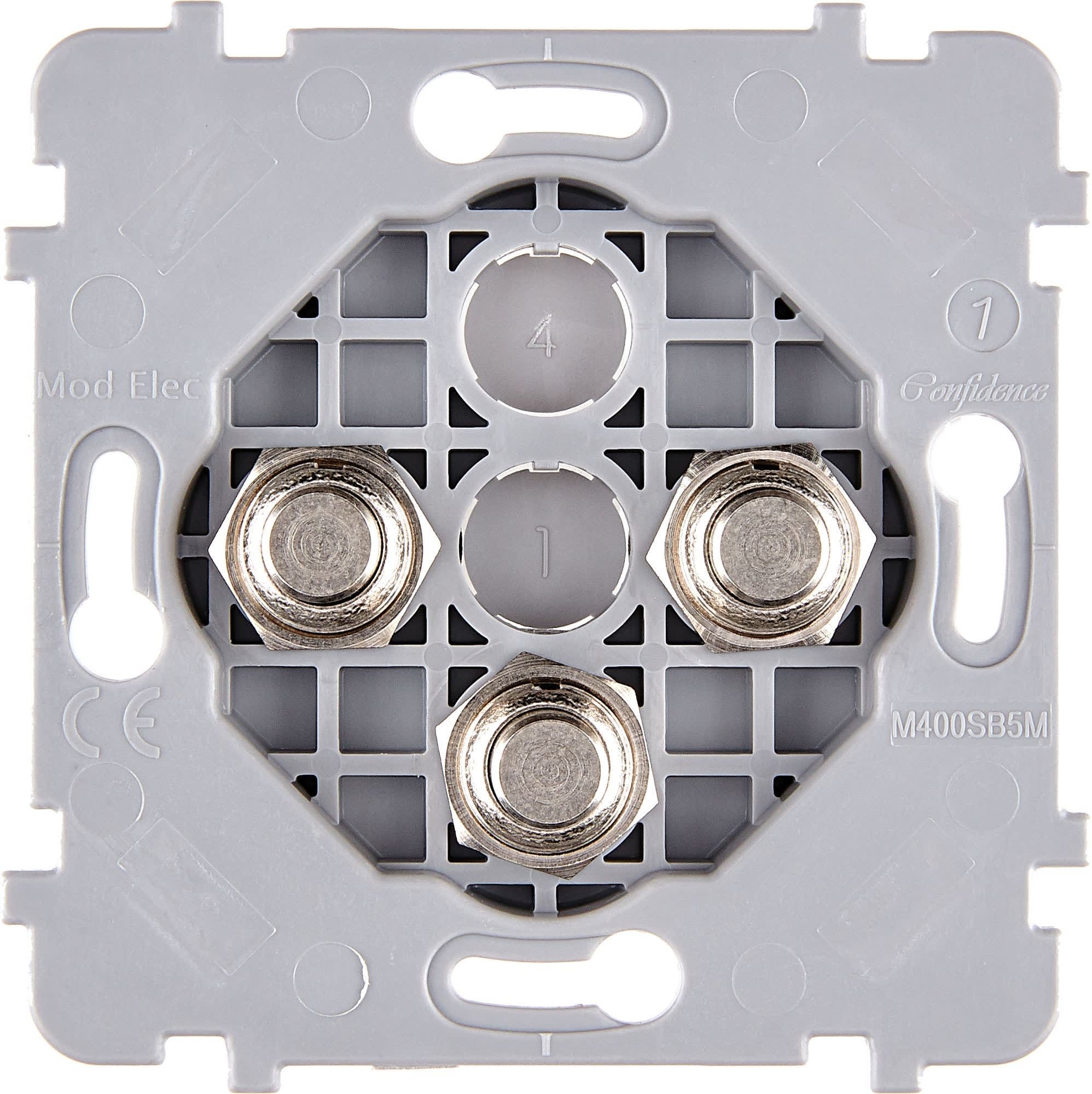 MODELEC - Mécanisme Renforce Simple Acier 3 Poussoirs Push