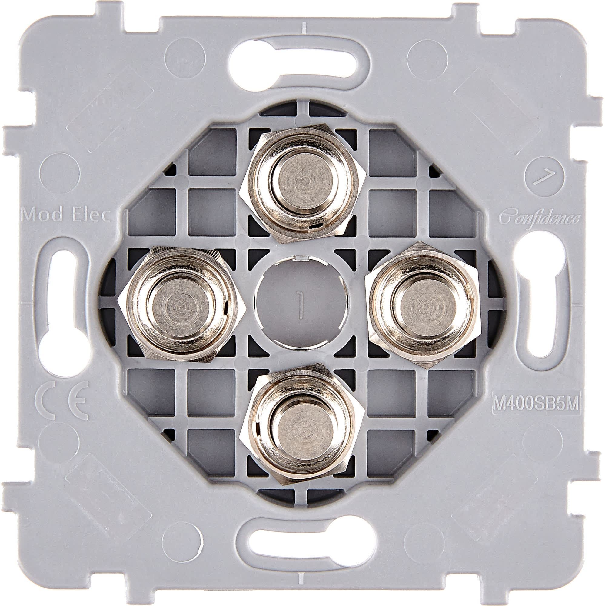 MODELEC - Mécanisme Renforce Simple Acier 4 Poussoirs Push