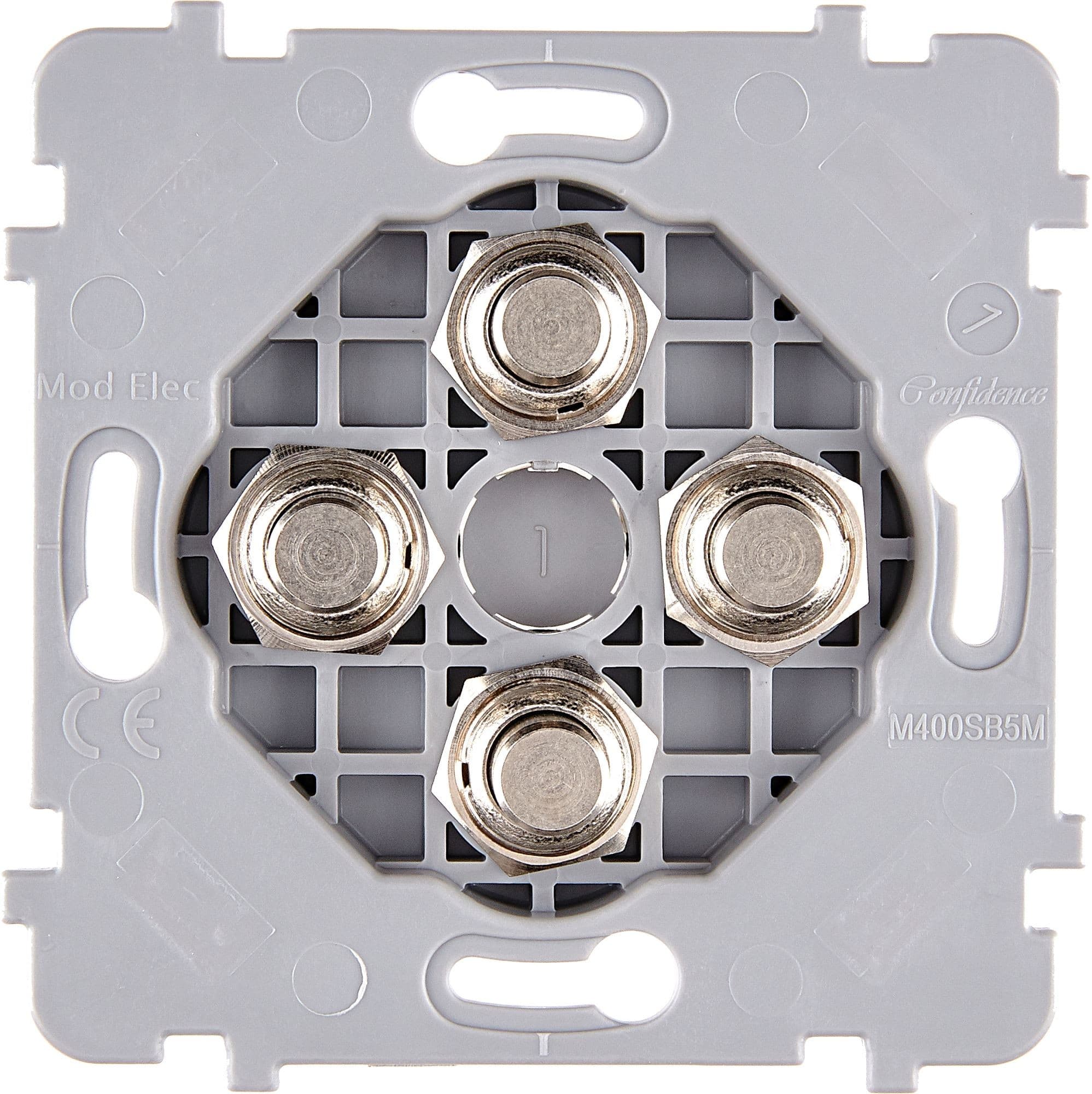 MODELEC - Mécanisme Renforce Simple Acier 4 Poussoirs Push