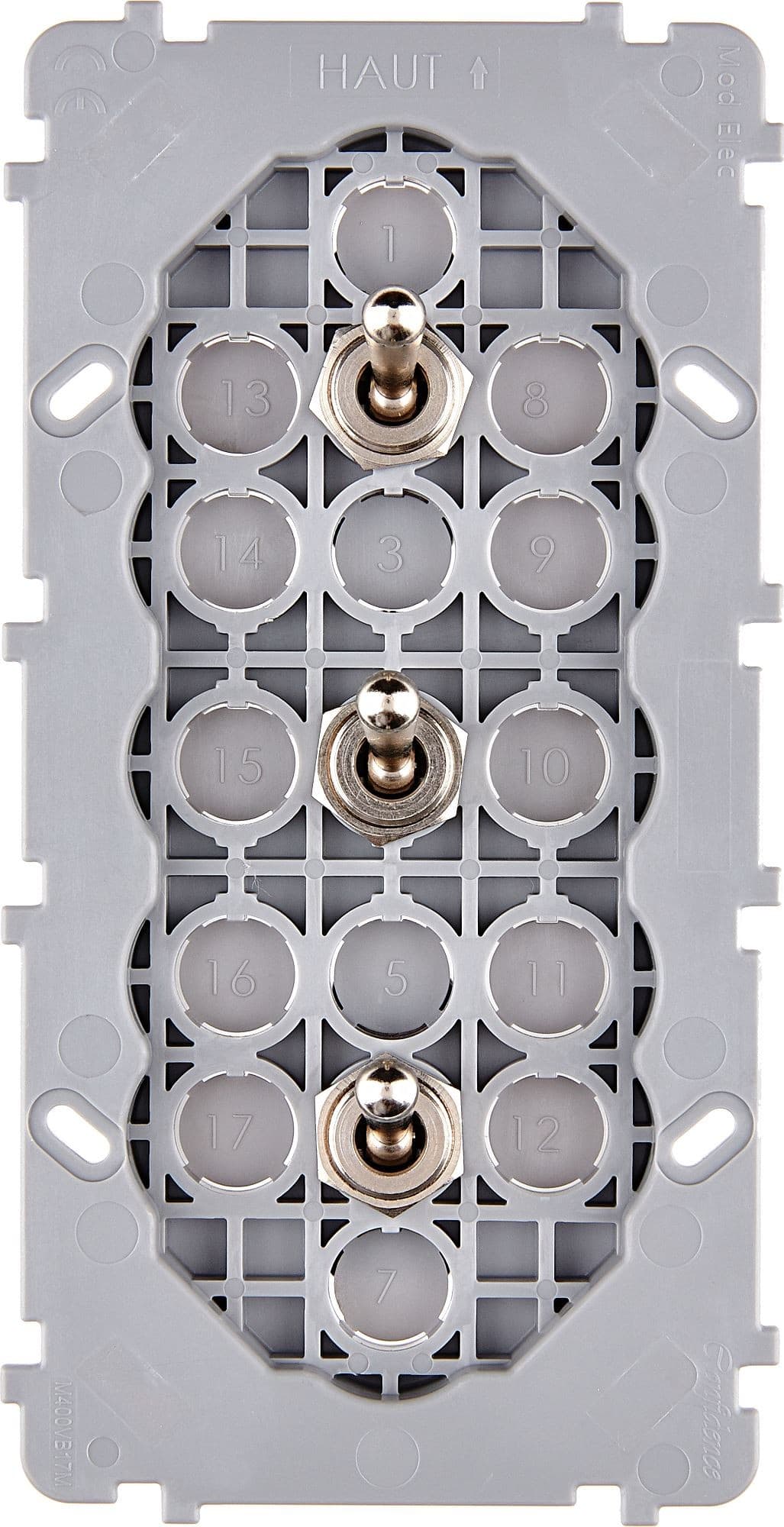 MODELEC - Mécanisme Renforce Acier Double Verticale 3 Va Et Vient Alignes