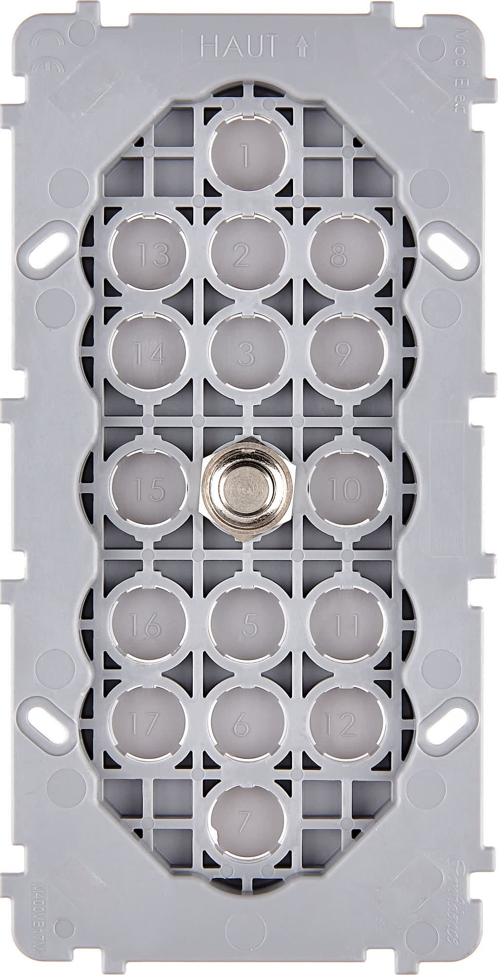 MODELEC - Mécanisme Renforce Acier Double Verticale 1 Poussoir Push