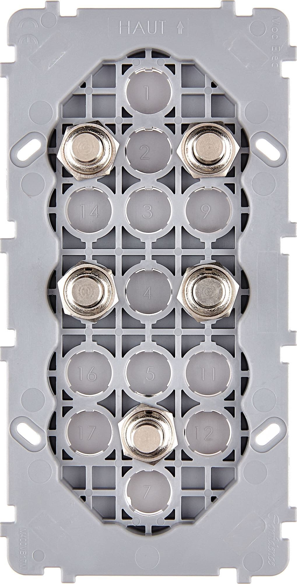 MODELEC - Mécanisme Renforce Acier Double Verticale 5 Poussoirs Push