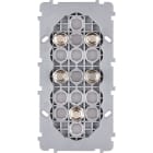 MODELEC - Mécanisme Renforce Acier Double Verticale 5 Poussoirs Push