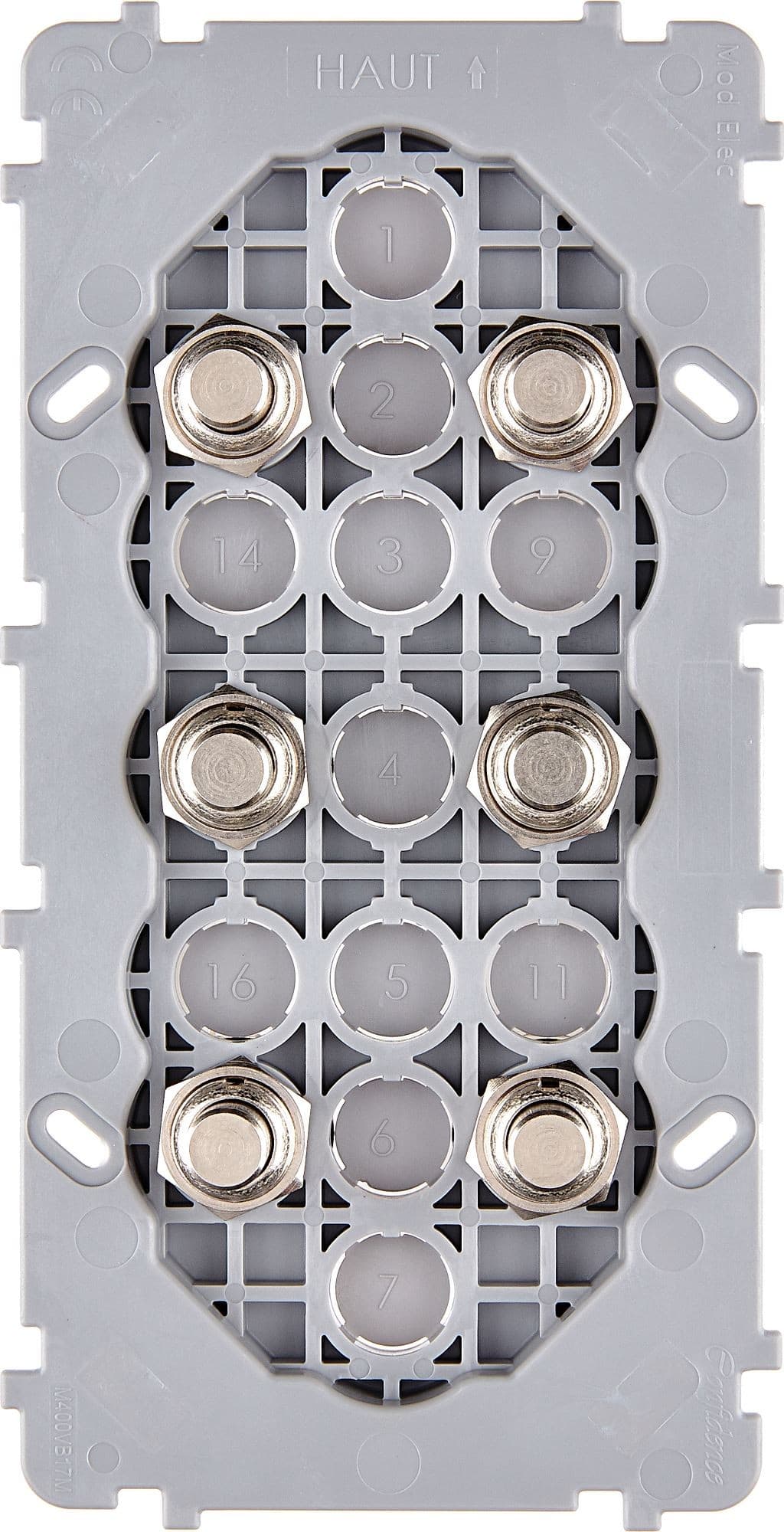 MODELEC - Mécanisme Renforce Acier Double Verticale 6 Poussoirs Push
