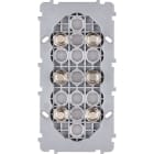 MODELEC - Mécanisme Renforce Acier Double Verticale 6 Poussoirs Push