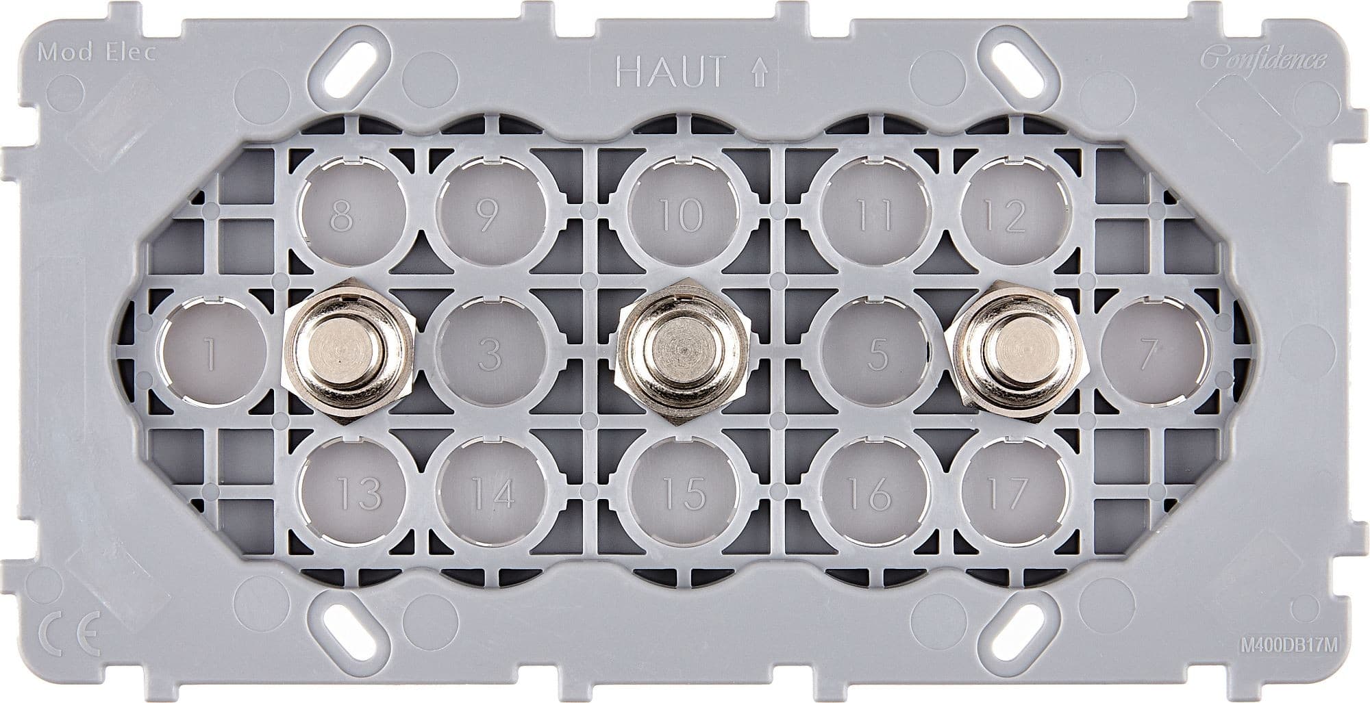 MODELEC - Mécanisme Renforce Acier Double Horizontale 3 Poussoirs Push