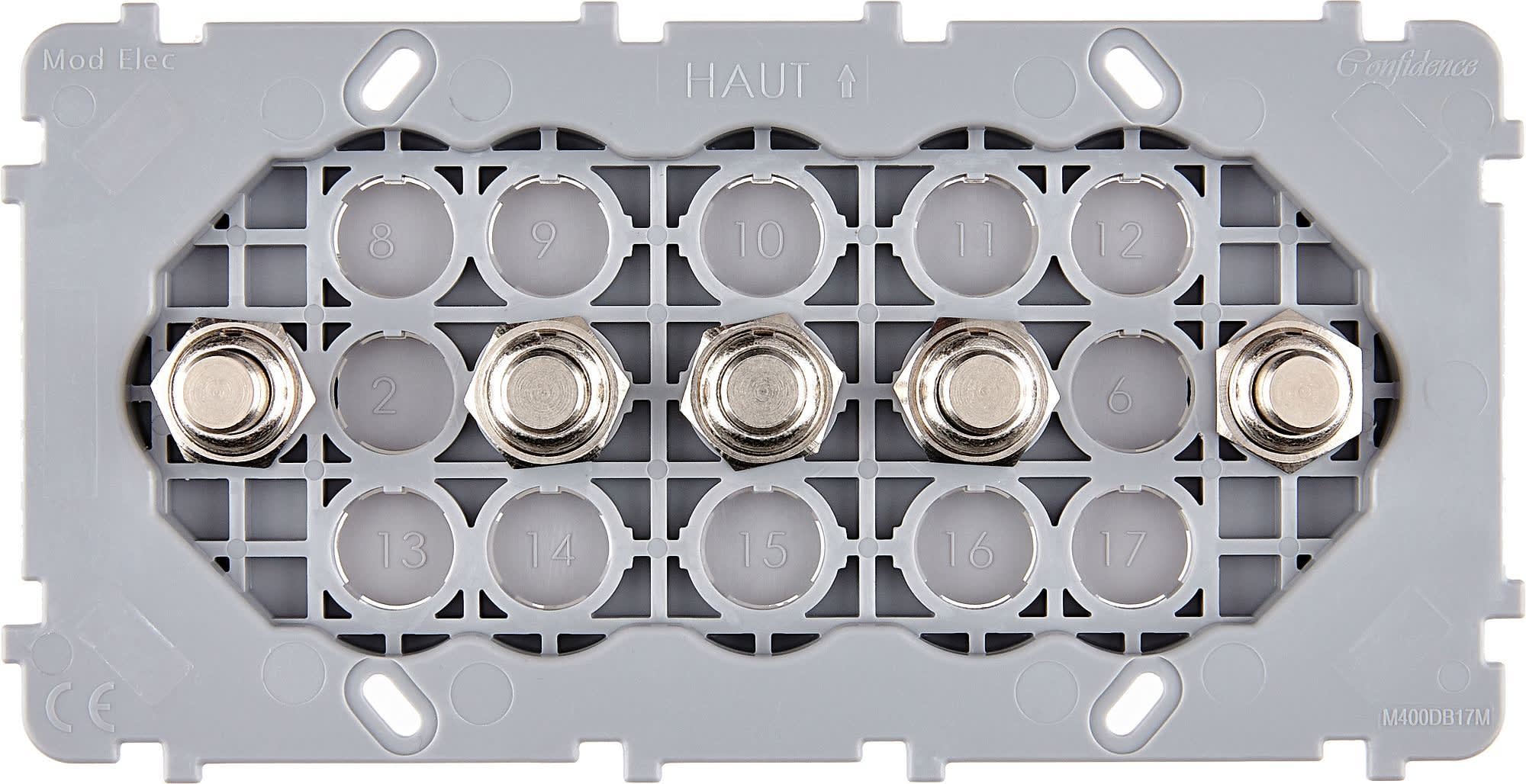 MODELEC - Mécanisme Renforce Acier Double Horizontale 5 Poussoirs Push