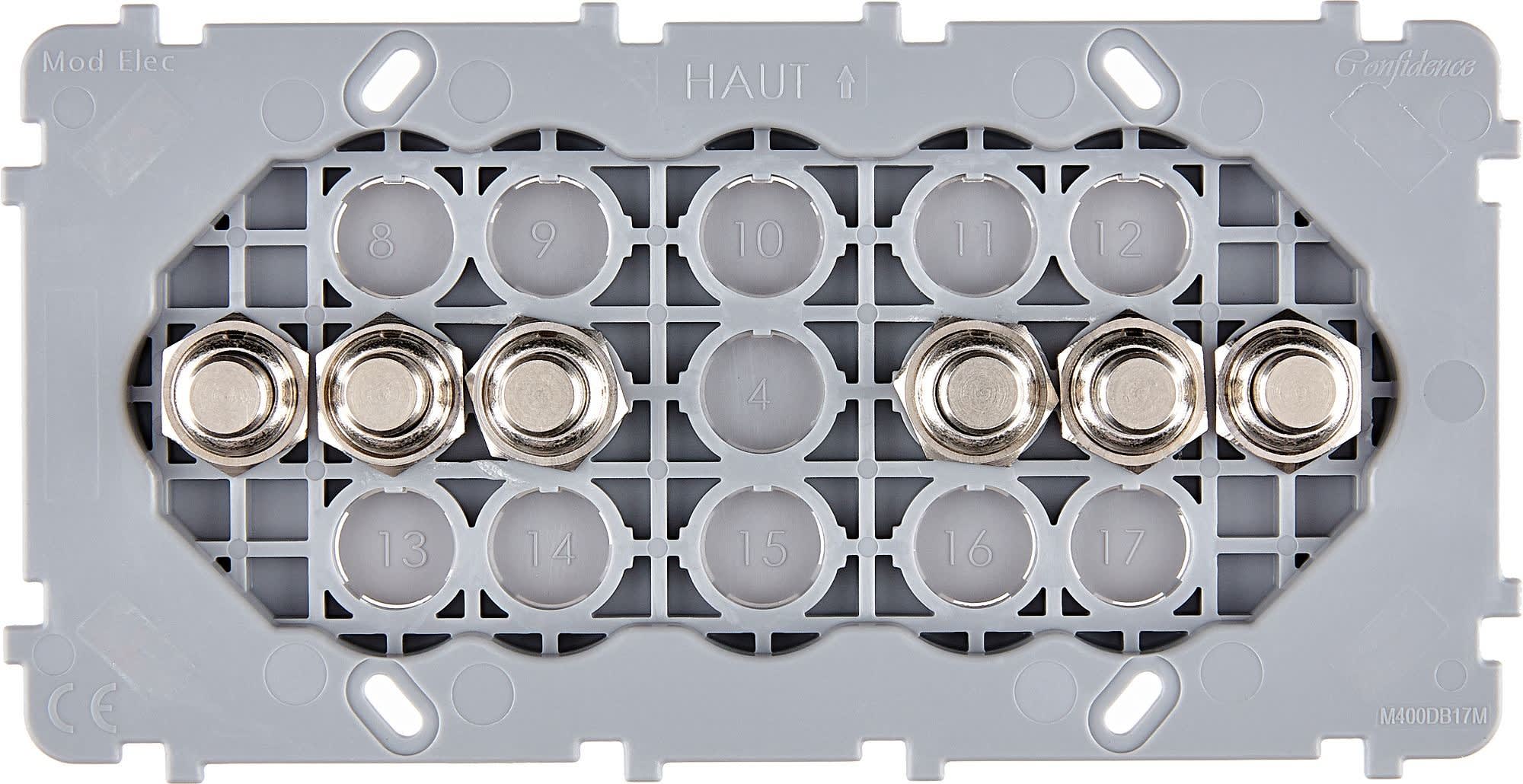 MODELEC - Mécanisme Renforce Acier Double Horizontale 6 Poussoirs Push