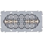 MODELEC - Mécanisme Renforce Acier Double Horizontale 6 Poussoirs Push