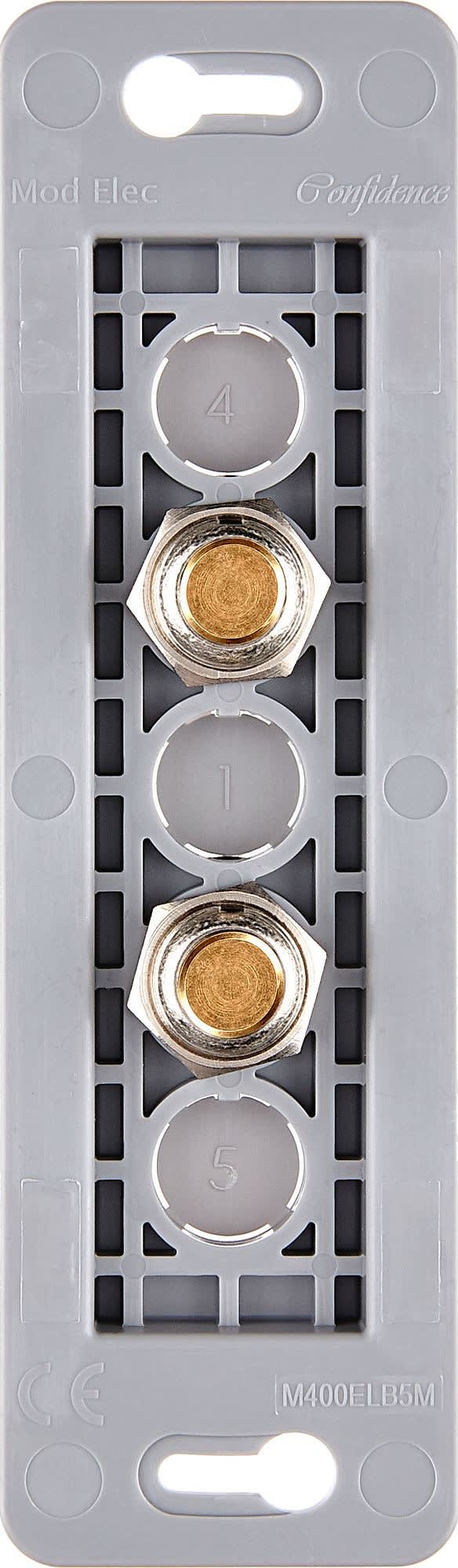 MODELEC - Mécanisme Renforce Etroit Long Dore 2 Poussoirs Push Ø8