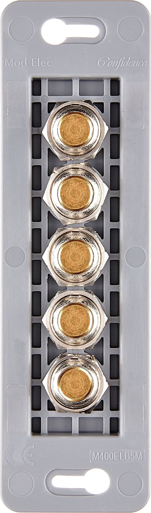 MODELEC - Mécanisme Renforce Etroit Long Dore 5 Poussoirs Push Ø8
