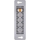 MODELEC - Mécanisme Renforce Dore Etroit Long 1 Poussoir Push Ø8 Led