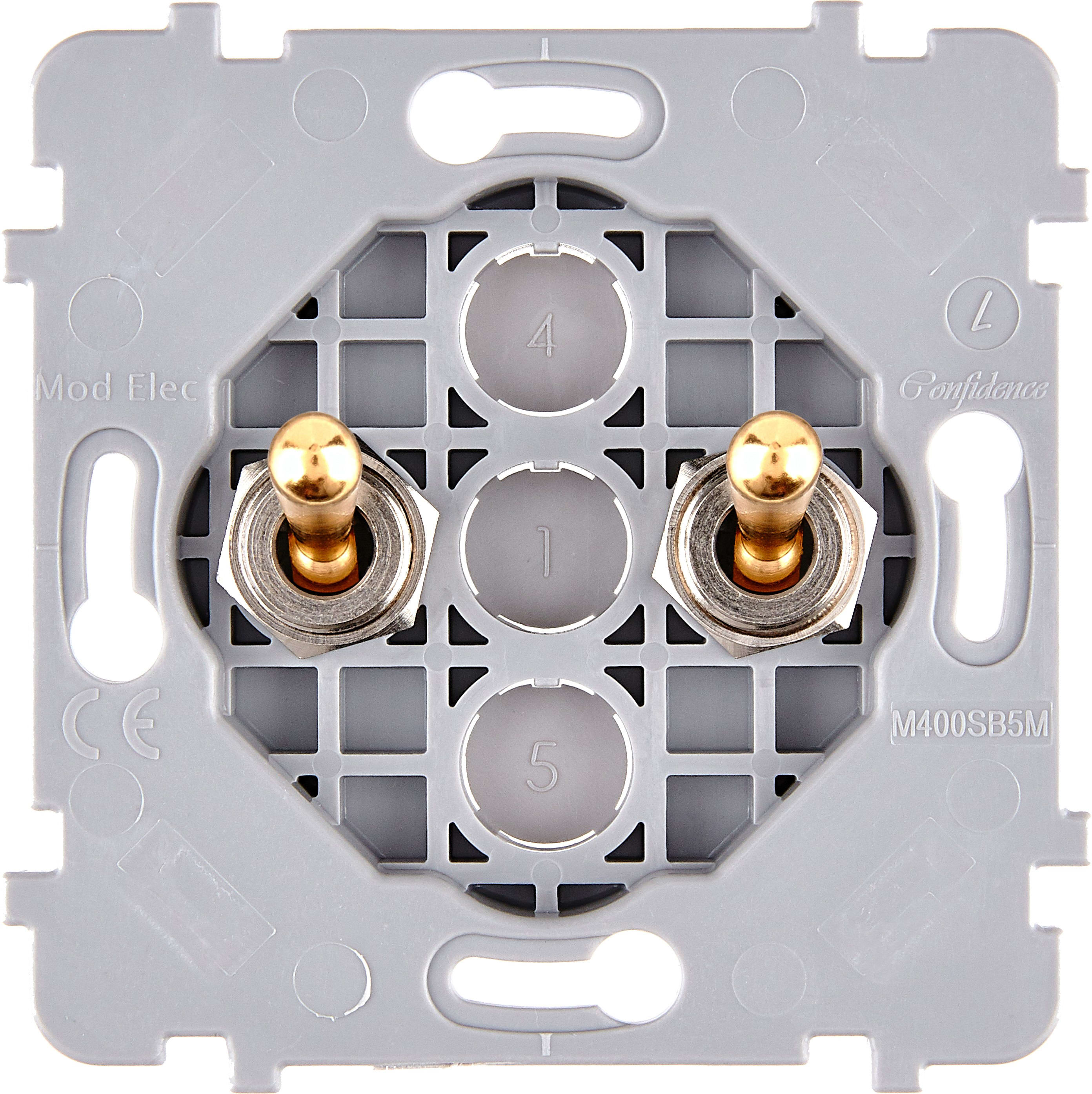 MODELEC - Mécanisme à leviers doré double permutateur pour collection Fascination