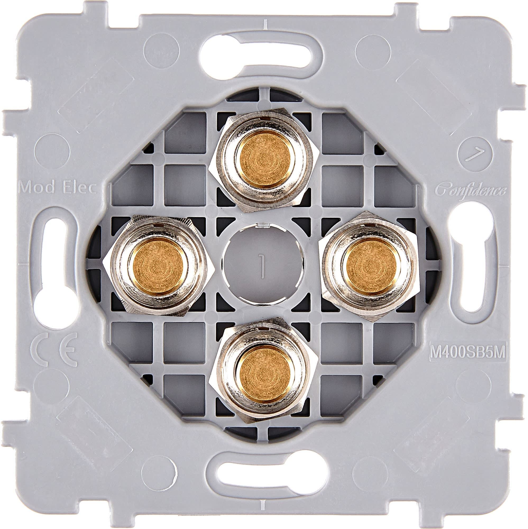 MODELEC - Mécanisme Renforce Simple Dore 4 Poussoirs Push