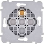 MODELEC - Mécanisme Renforce Dore Simple 1 Poussoir Push Plq Led