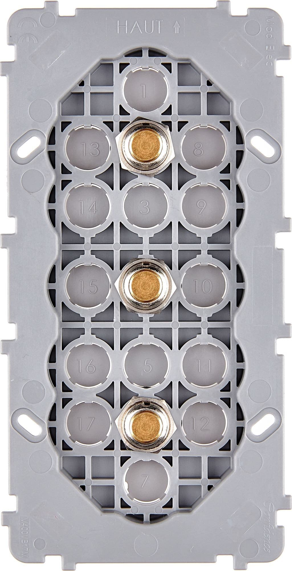 MODELEC - Mécanisme Renforce Dore Double Verticale 3 Poussoirs Push
