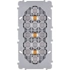 MODELEC - Mécanisme Renforce Dore Double Verticale 3 Poussoirs Push