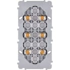 MODELEC - Mécanisme Renforce Dore Double Verticale 6 Poussoirs Push