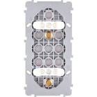 MODELEC - Mécanisme Renforce Dore Dv 2 Push + 6Led Blc