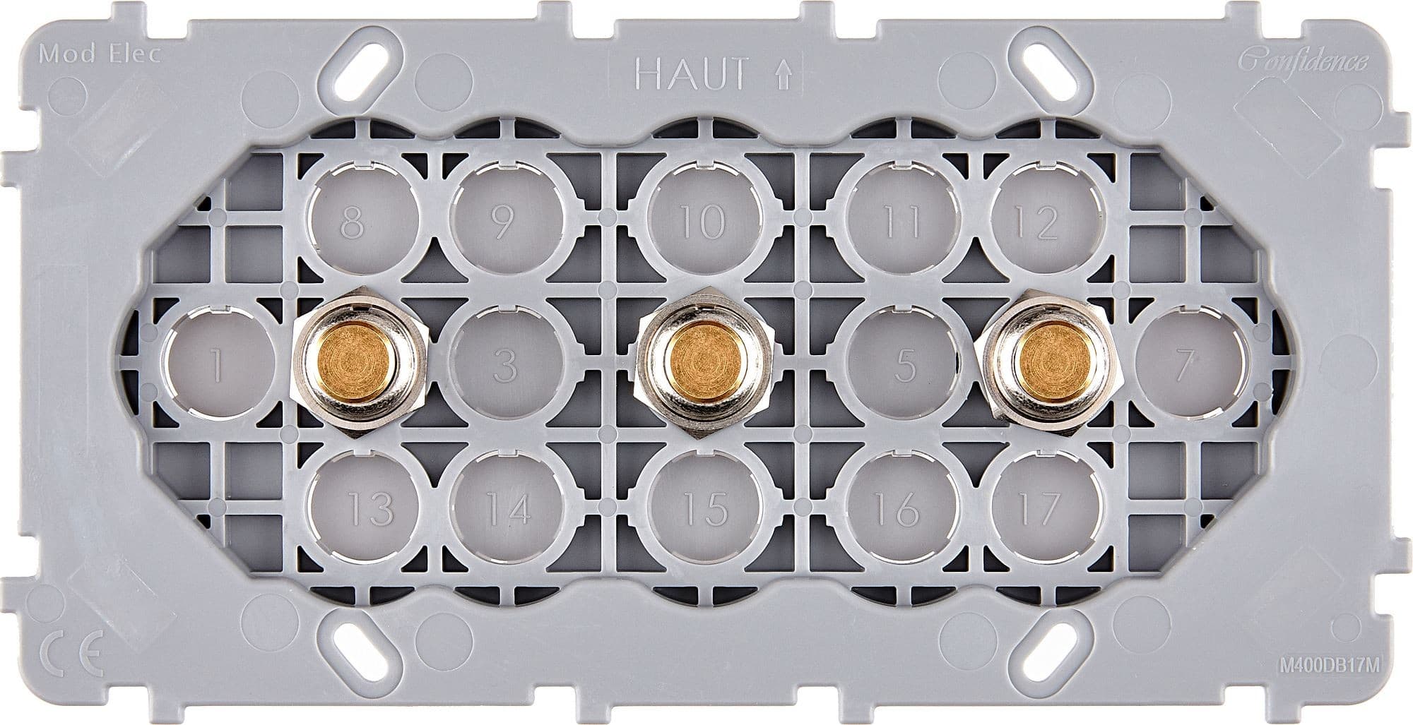 MODELEC - Mécanisme Renforce Dore Double Horizontale 3 Poussoirs Push