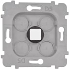 MODELEC - Méca modul KNX T +1 bouton carré BLANC pour façade simple