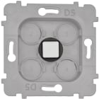 MODELEC - Méca modul KNX T +1 bouton carré NICKSABL pour façade simple