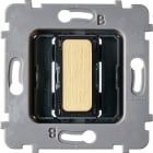 MODELEC - Mécanisme Plat Bouton 1 Va Et Vient Ou Poussoir Pour Collection M Laiton Brosse