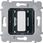 MODELEC - Mécanisme Plat Bouton 1 Va Et Vient Ou Poussoir Pour Collection M Nickel Sable