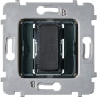 MODELEC - Mécanisme Plat Bouton 1 Va Et Vient Ou Poussoir Pour Collection M Acier Verni