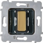MODELEC - Mécanisme Plat Bouton Permutateur Pour Collection M Laiton Verni