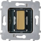 MODELEC - Mécanisme Plat Bouton 1 Va Et Vient Ou Poussoir Pour Collection M Laiton Miroir