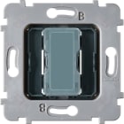 MODELEC - Mécanisme Plat Bouton 1 Va Et Vient Ou Poussoir Pour Collection M Bleu Rl