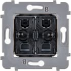 MODELEC - Mécanisme Volet Roulant Poussoir Noir Pour Collection Confidence