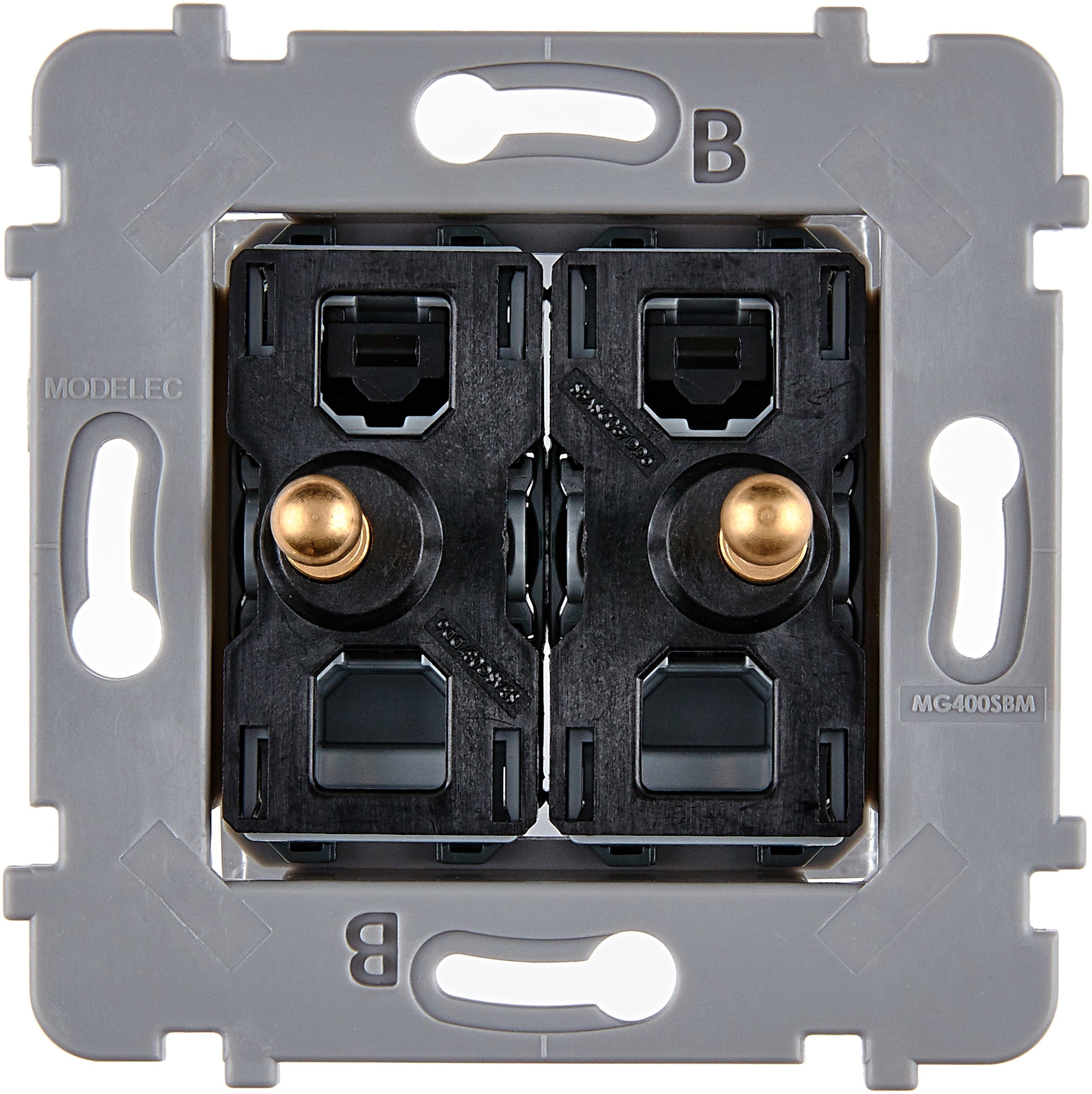 MODELEC - Mécanisme 2 Vv Et/Ou Poussoir Dore Pour Collection Confidence