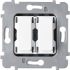 MODELEC - Mécanisme Plat Bouton Volet Roulant Poussoir Pour Collection M Blanc