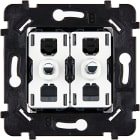 MODELEC - Mécanisme Volet Roulant Poussoir Acier Support Blanc Pour Collection Hitera