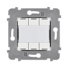 MODELEC - Mécanisme Knx 6 Boutons + Led Pour Collection Confidence