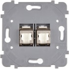 MODELEC - Mécanisme Dble Rj45 Cat6A Blinde (3M) Pour Collection Confidence