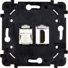 MODELEC - Mécanisme Rj45 Cat6 + Hdmi Pour Collection Desir, Hitera Et Karo