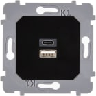 MODELEC - Mécanisme Chargeur Usb A-C 3A Pour Prise De Sol Confidence