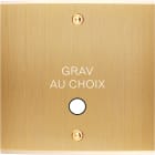MODELEC - Façade Confidence Laiton Brosse Simple Guinu Vis